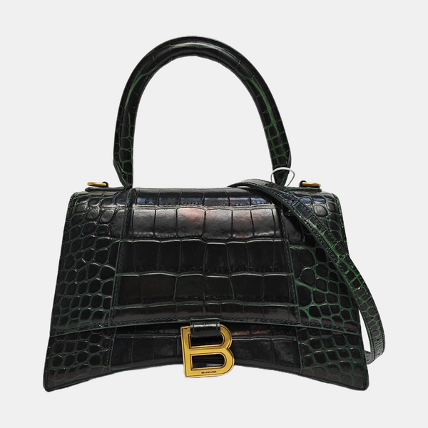 Hourglass S Calfskin Green