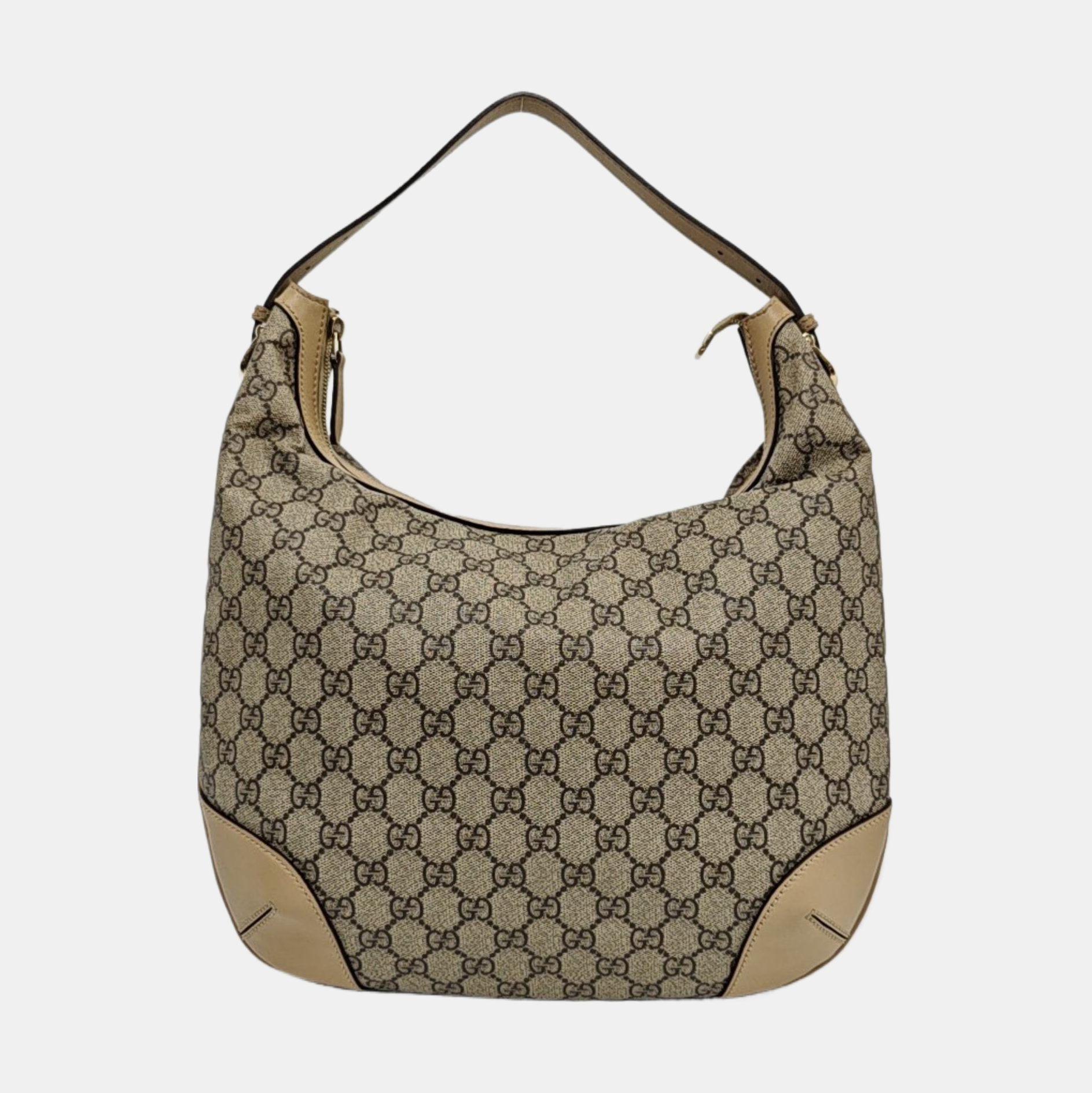 Charlotte Monogram Coated Canvas Beige