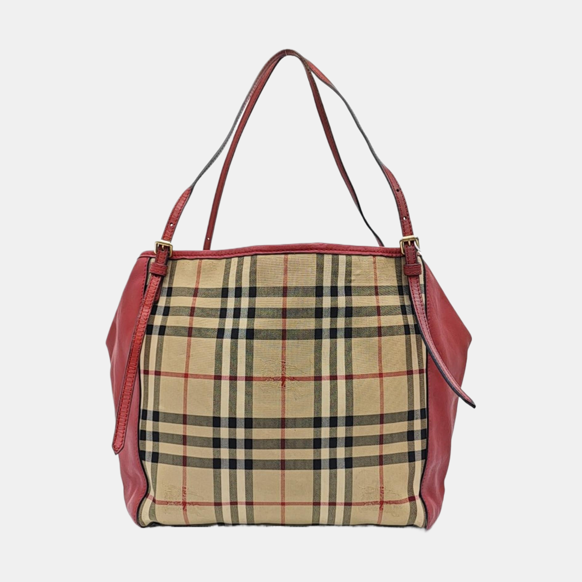Coated Canvas Tote Bag Beige