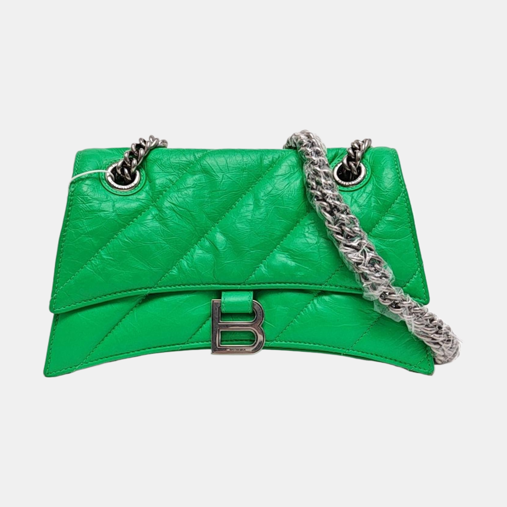 Authenticated pre-owned  Crush Small Quilted Calfskin Green - Shoulder Bag at Looply