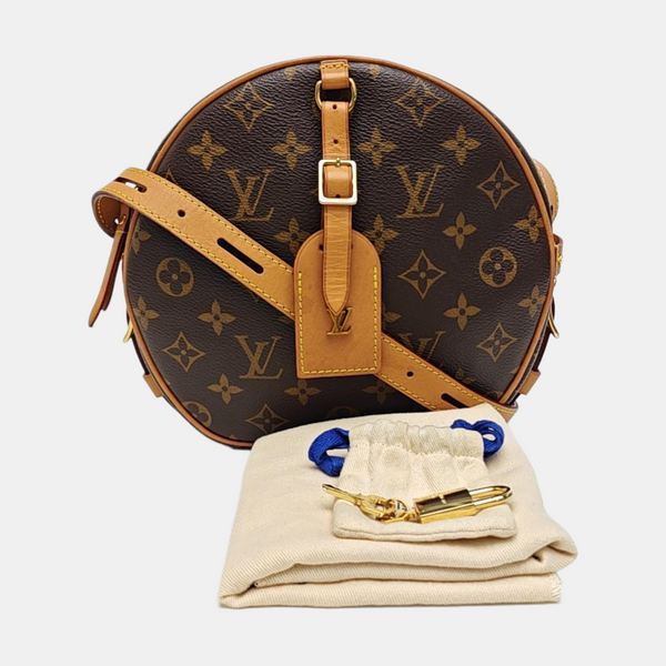 BOITE CHAPEAU MM Monogram Coated Canvas Brown