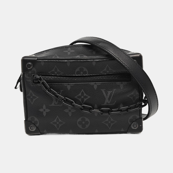 SOFT TRUNK Mini Monogram Coated Canvas Black