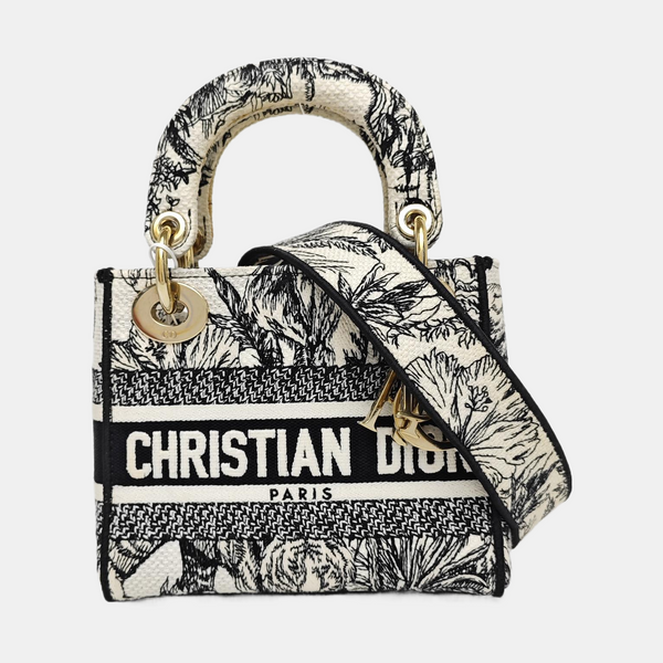 Lady Dior Mini Canvas Multicolor