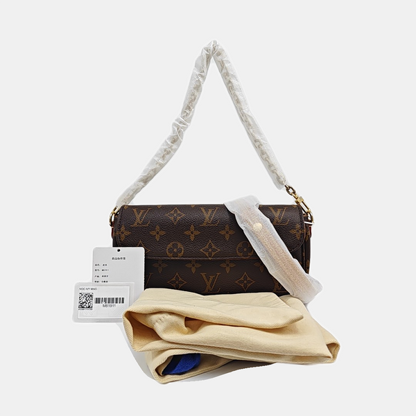 IVY Monogram Coated Canvas Brown