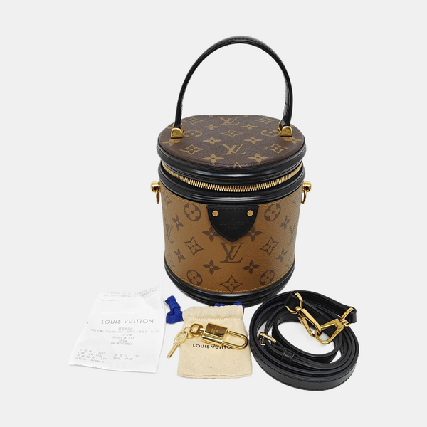 CANNES PM Monogram Coated Canvas Brown
