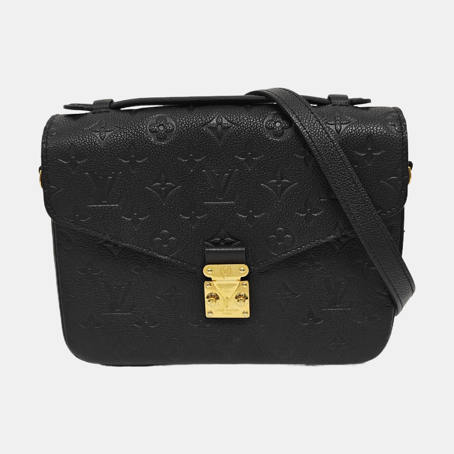 MÉTIS MM Monogram Calfskin Black