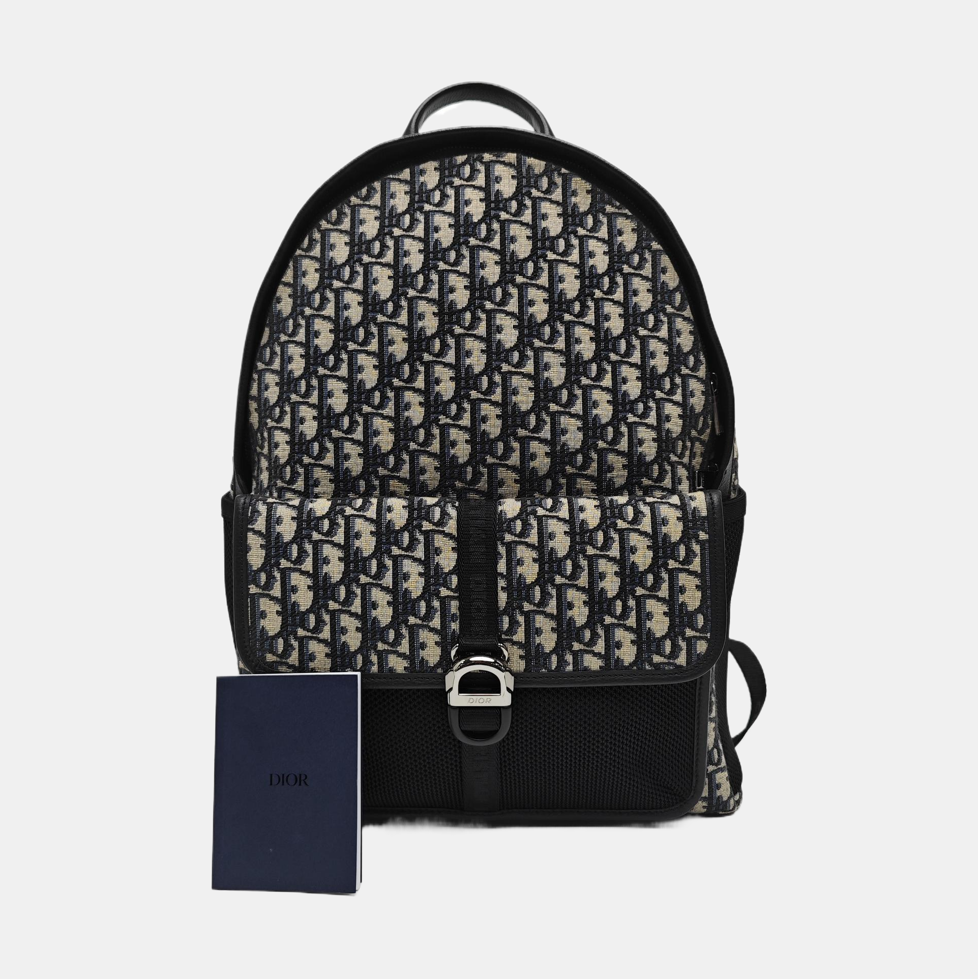 Oblique Canvas Backpack Blue
