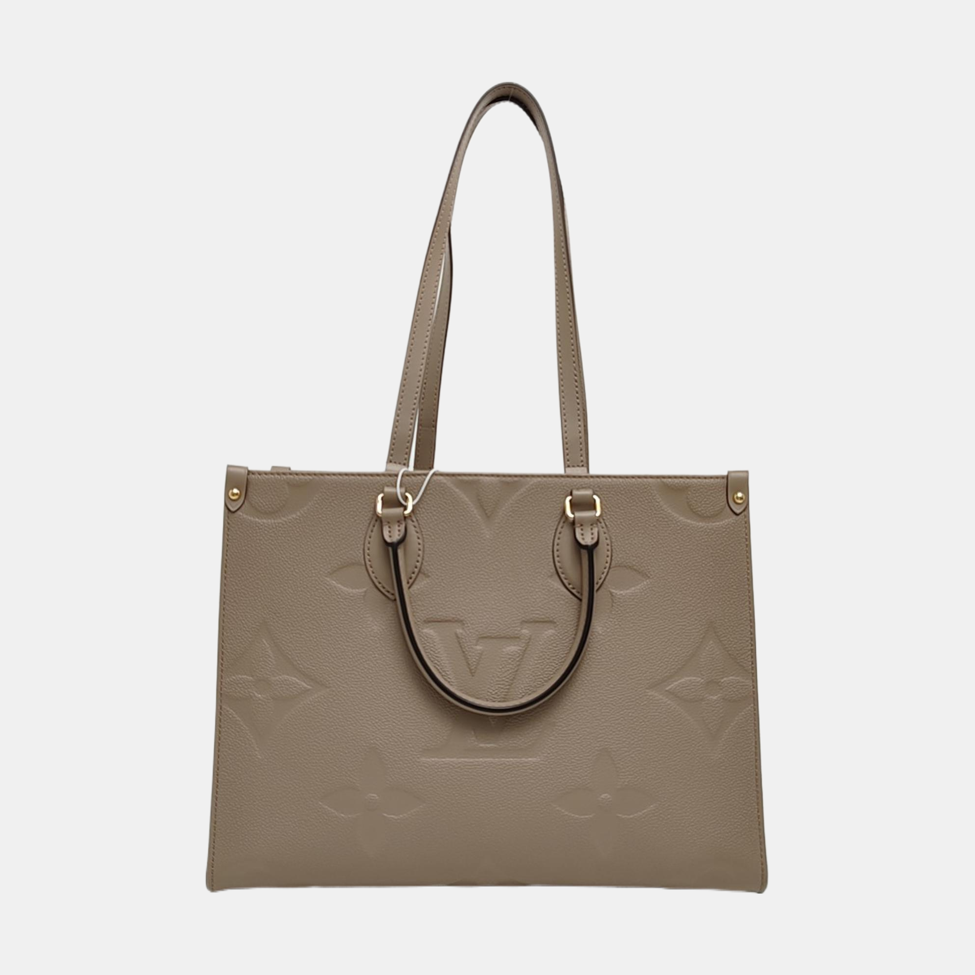ONTHEGO MM Monogram Calfskin Gray
