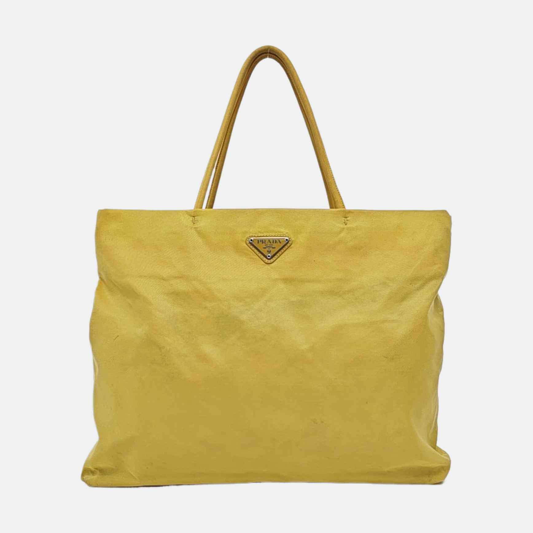 Nylon Tote Bag Yellow