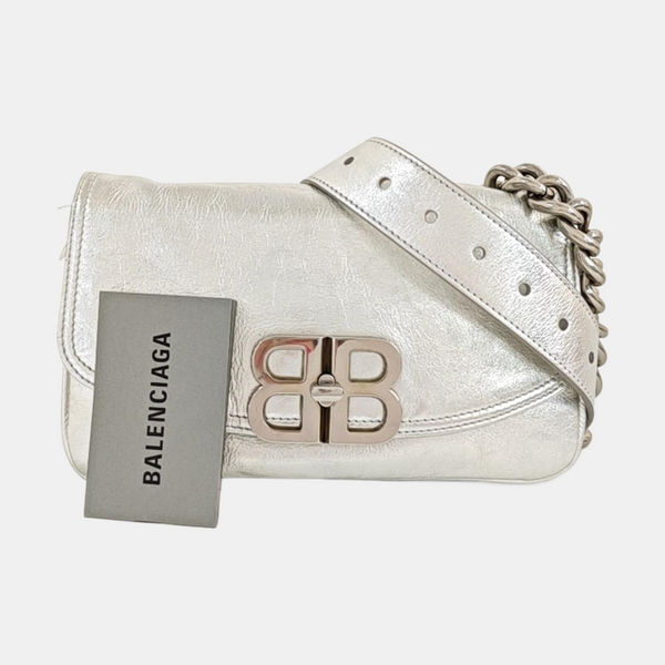 BB Small Calfskin Silver
