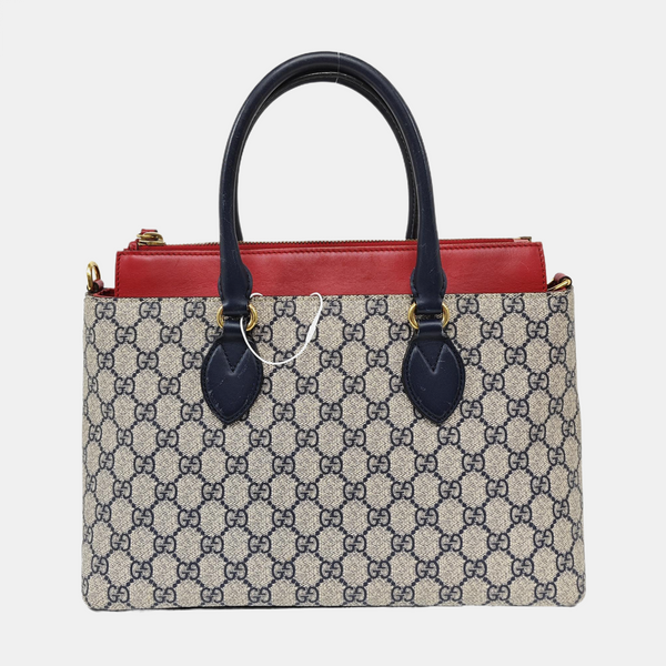 GG Blooms Monogram Coated Canvas Beige
