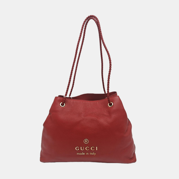 Calfskin Tote Bag Red