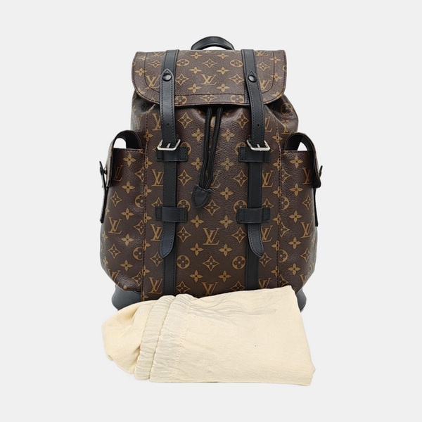 CHRISTOPHER PM Monogram Coated Canvas Brown