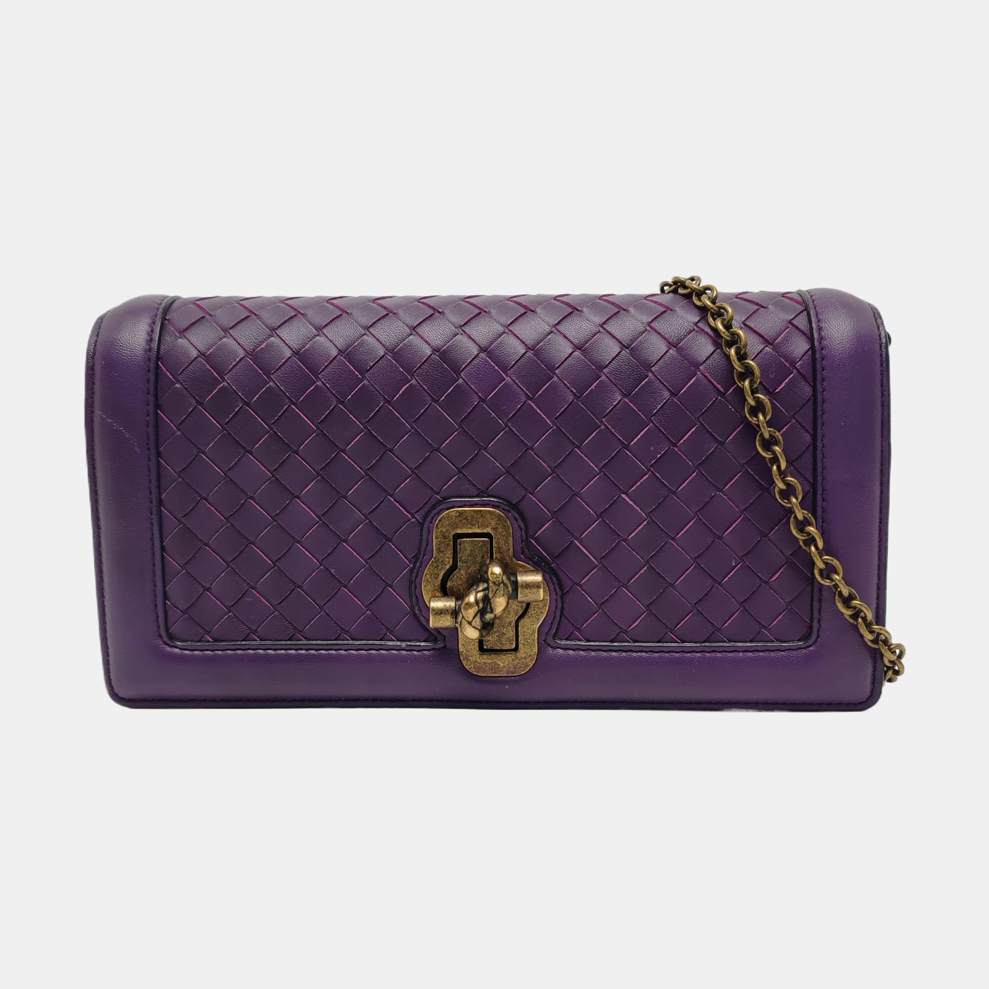 Olimpia Knot Lambskin Purple