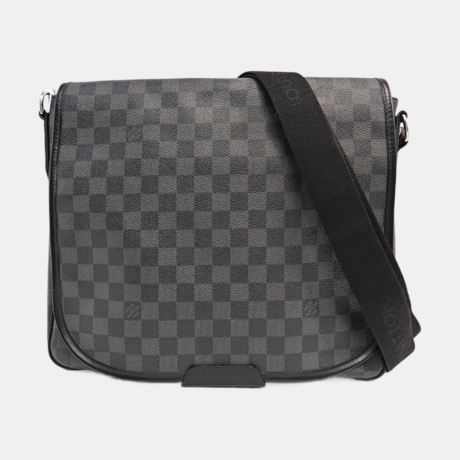 DANIEL Damier Graphite Coated Canvas Gray