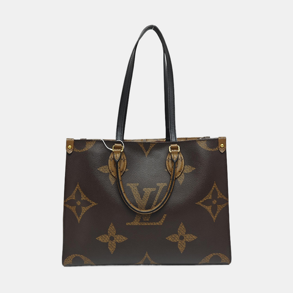ONTHEGO MM Monogram Coated Canvas Brown