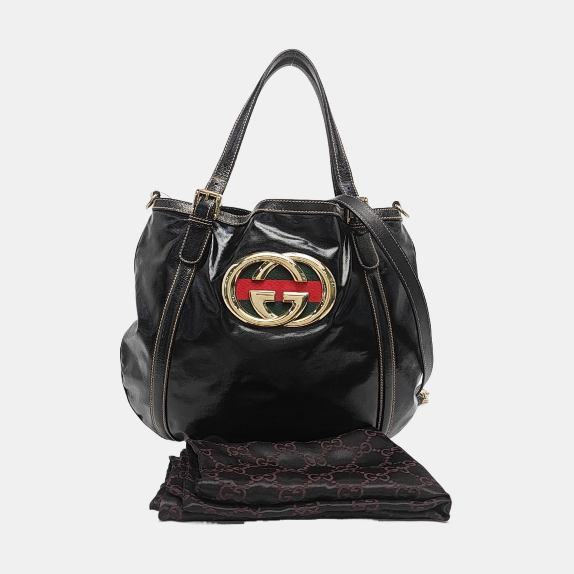 Britt Medium Calfskin Black