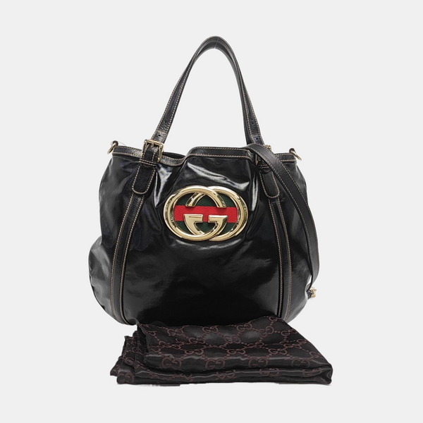 Britt Medium Calfskin Black
