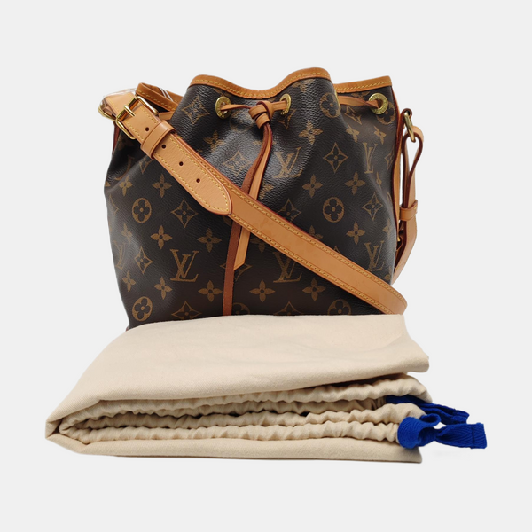 NOÉ BB Monogram Coated Canvas Brown