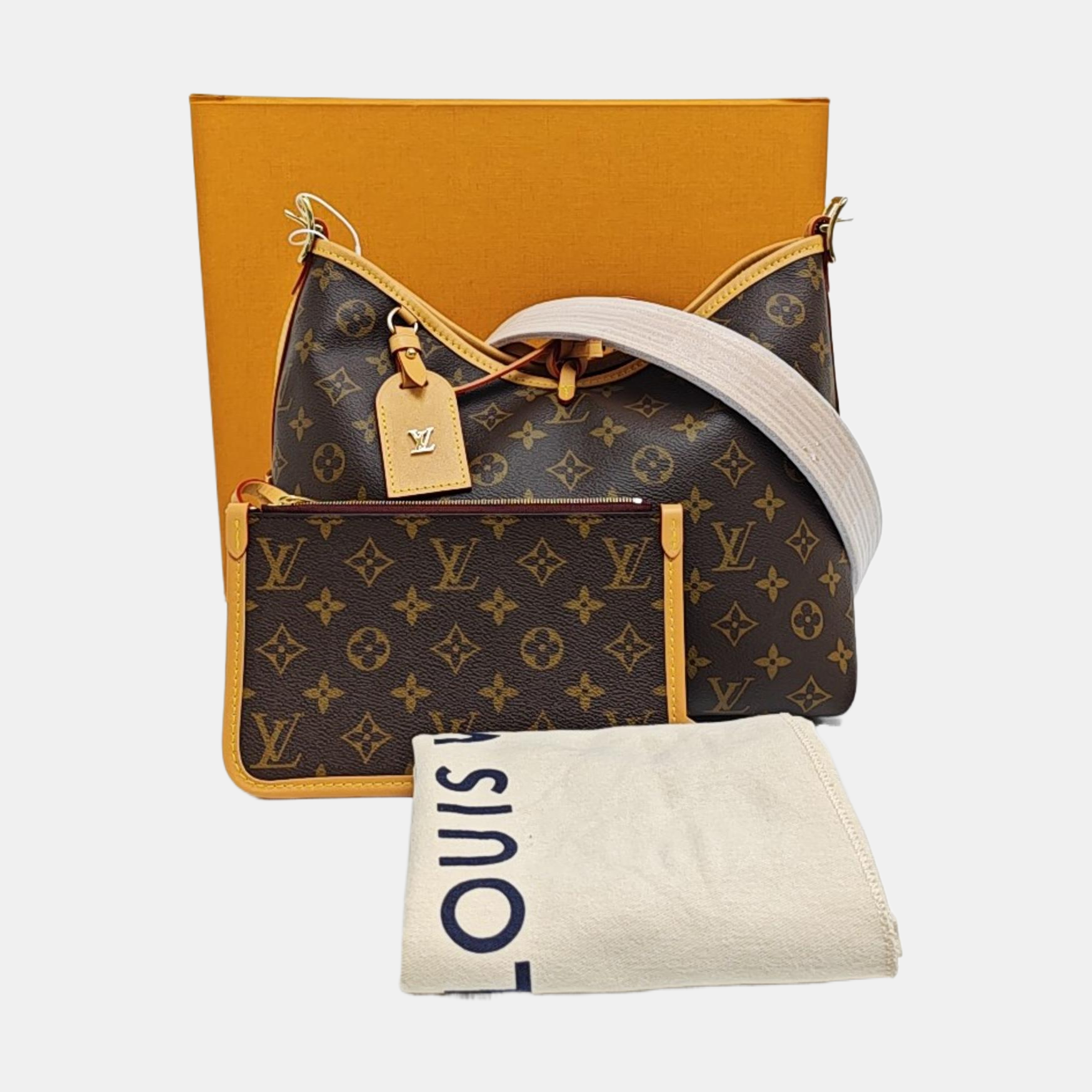 CARRYALL PM Monogram Coated Canvas Brown