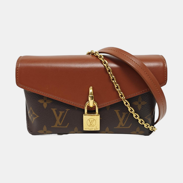 PADLOCK Monogram Coated Canvas Brown