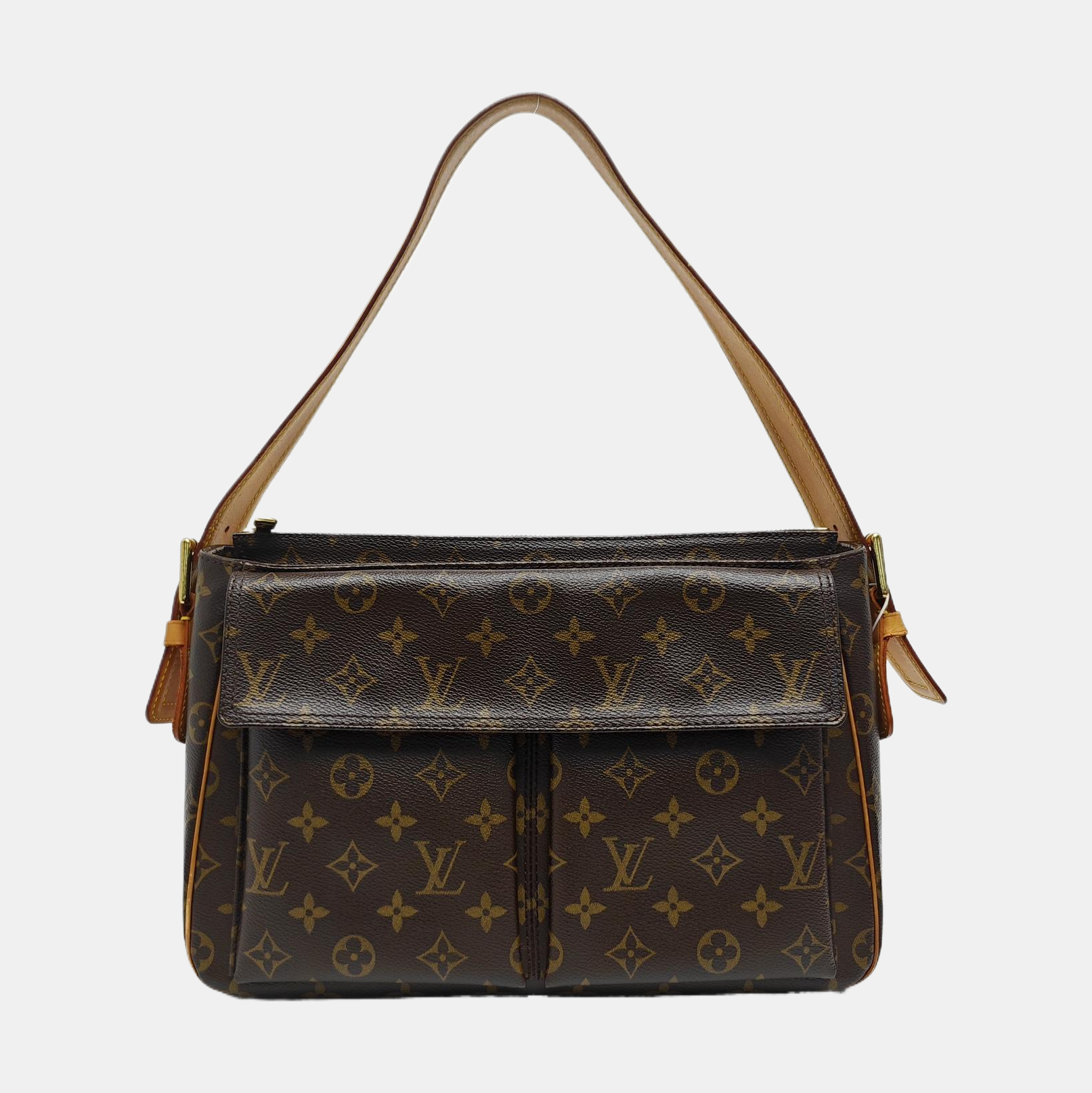 VIVA CITE Monogram Coated Canvas Brown