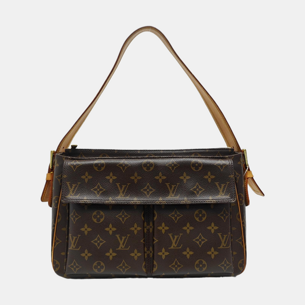 VIVA CITE Monogram Coated Canvas Brown