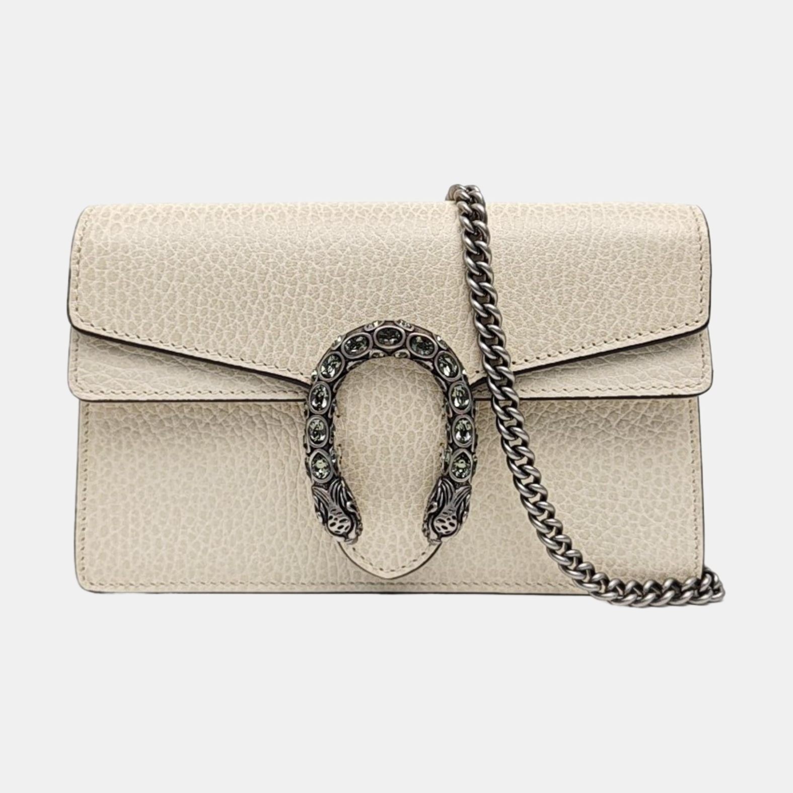 Dionysus Super Mini Calfskin White