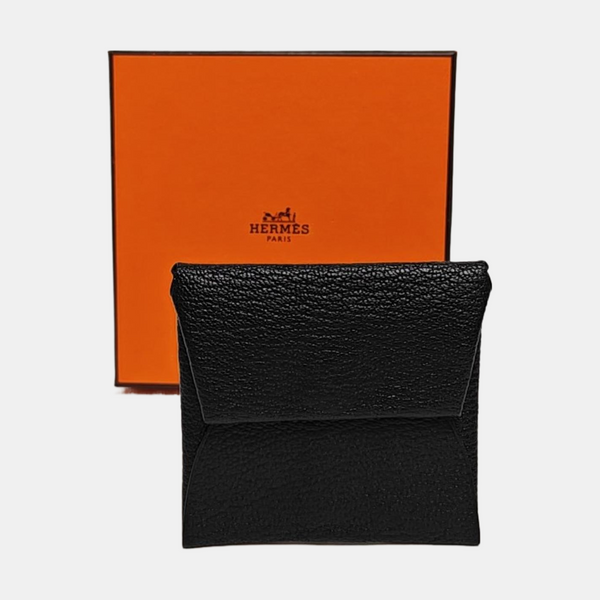 Bastia Chèvre Mysore Black Coin Purse