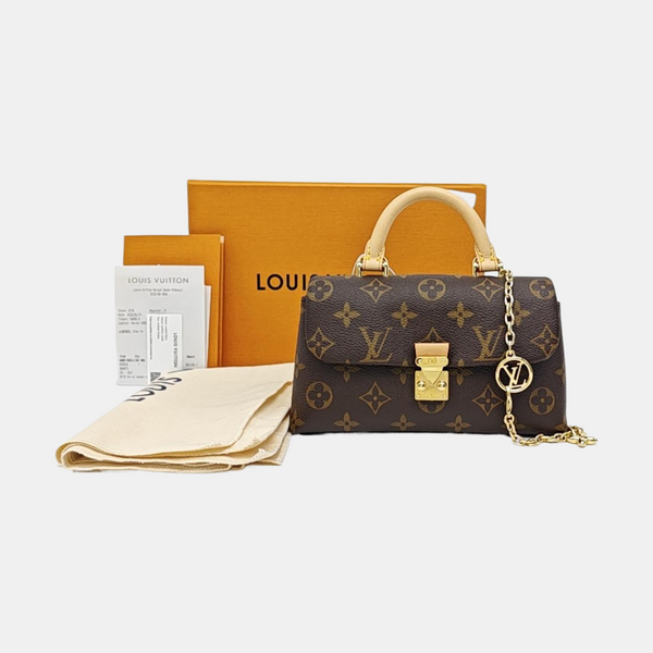 MADELEINE Monogram Coated Canvas Brown