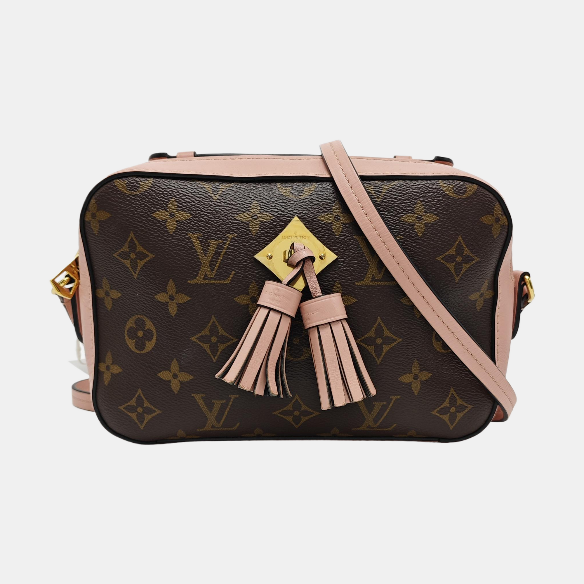 SAINTONGE Monogram Coated Canvas Brown