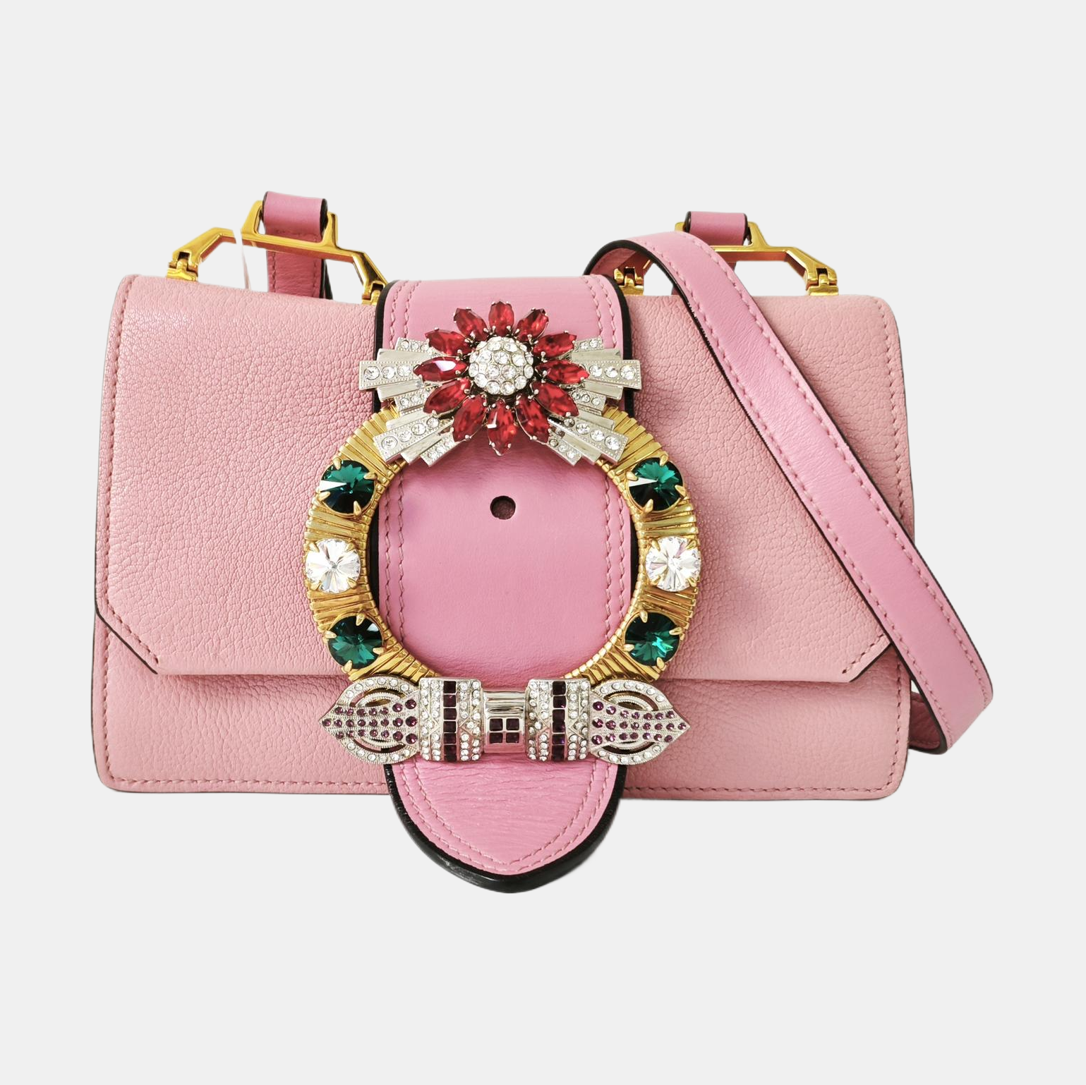 Miu Lady Calfskin Pink