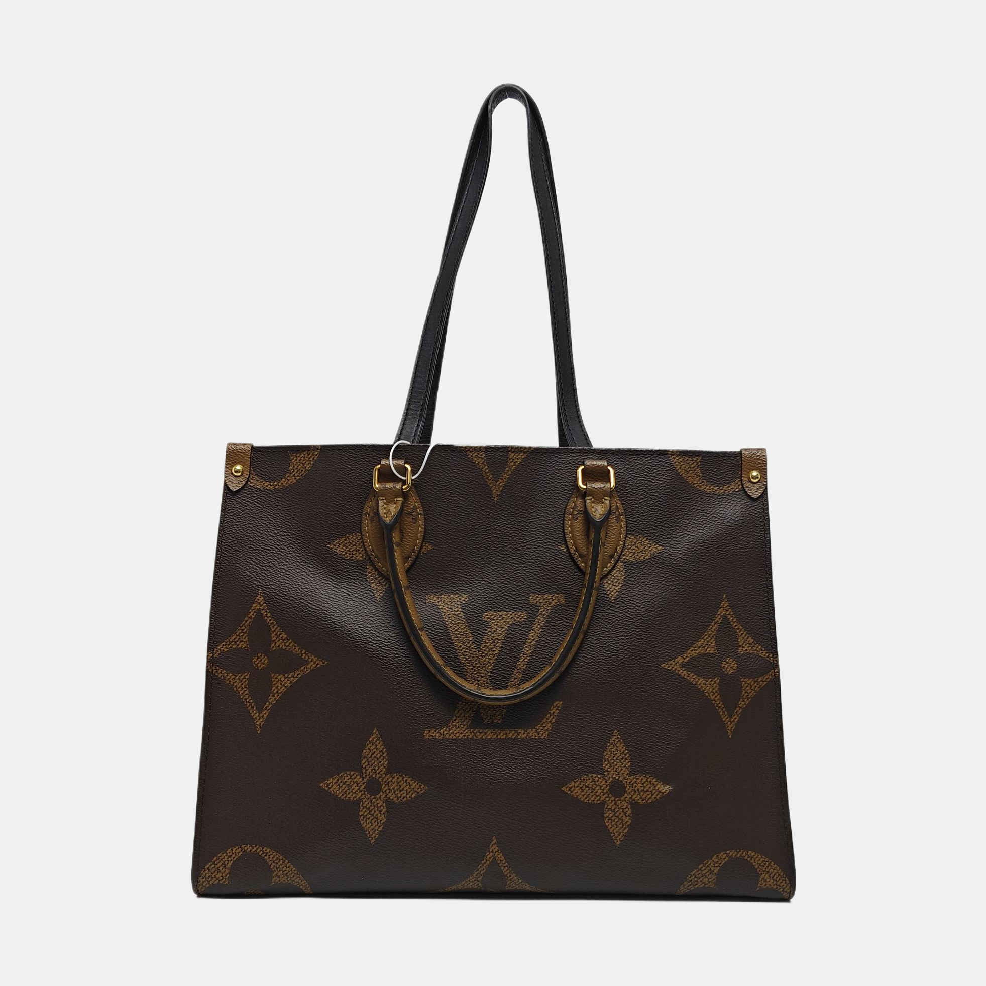 ONTHEGO MM Monogram Coated Canvas Brown