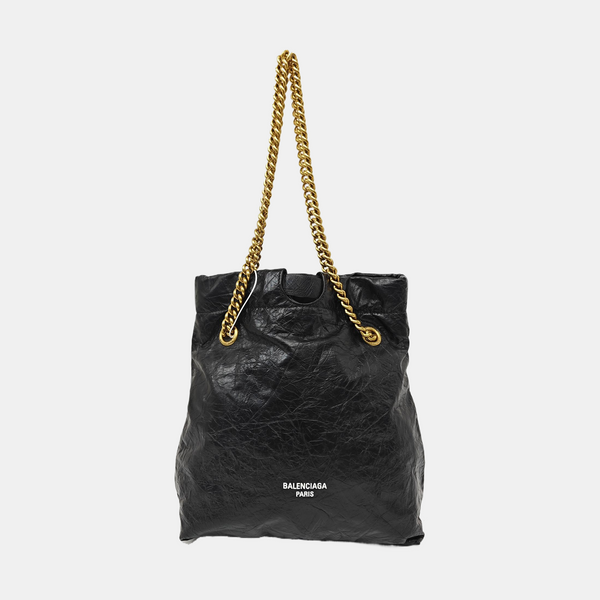 Calfskin Shoulder Bag Black