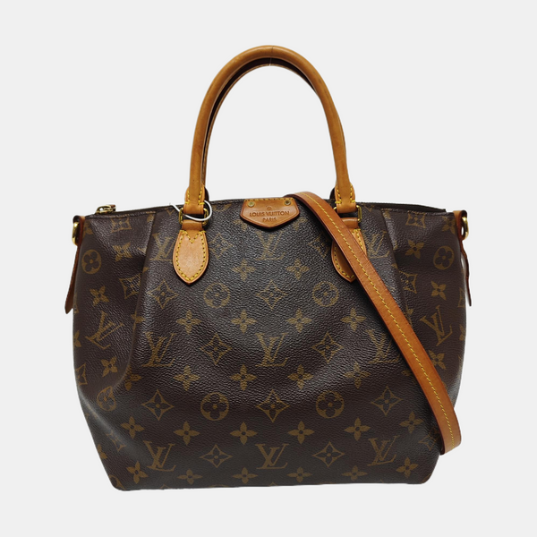 TURENNE Monogram Coated Canvas Brown