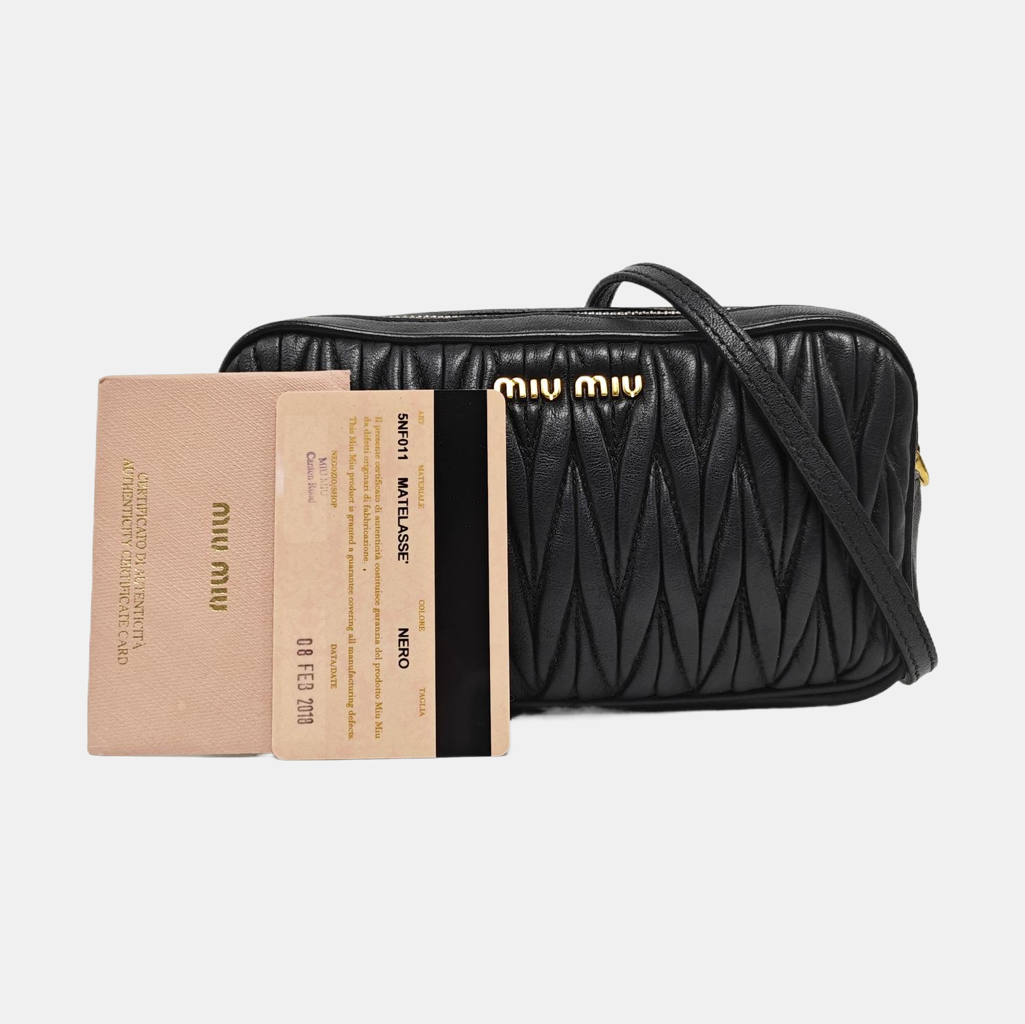 Calfskin Shoulder Bag Blue
