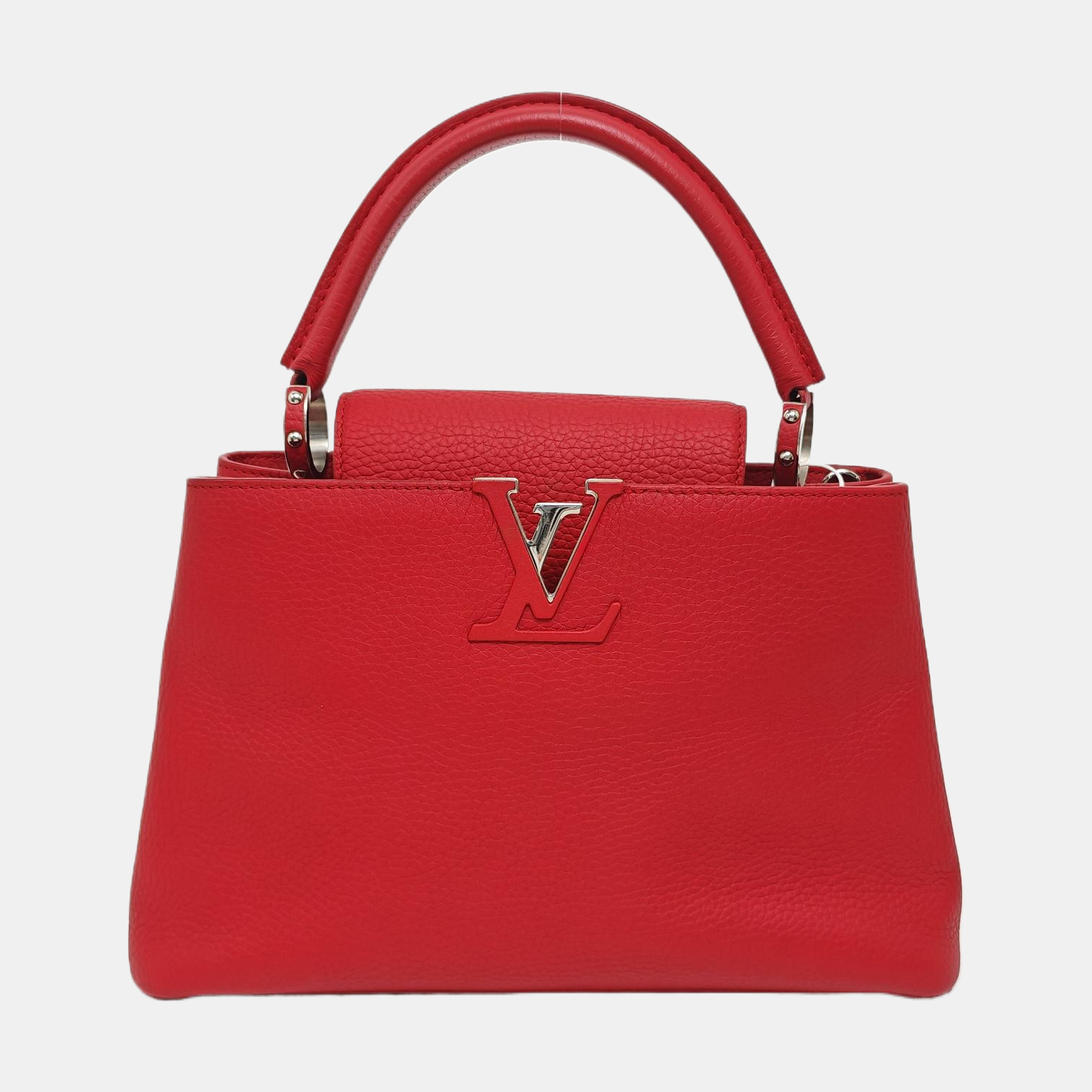 CAPUCINES MM Calfskin Red