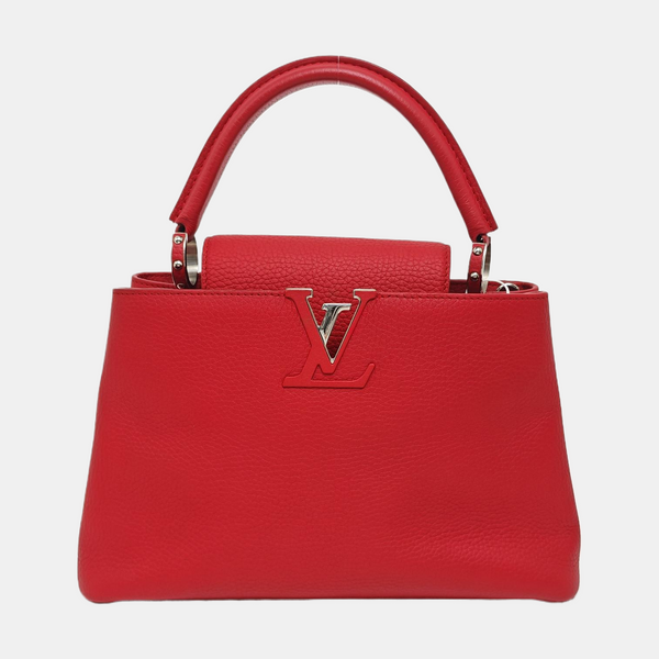CAPUCINES MM Calfskin Red