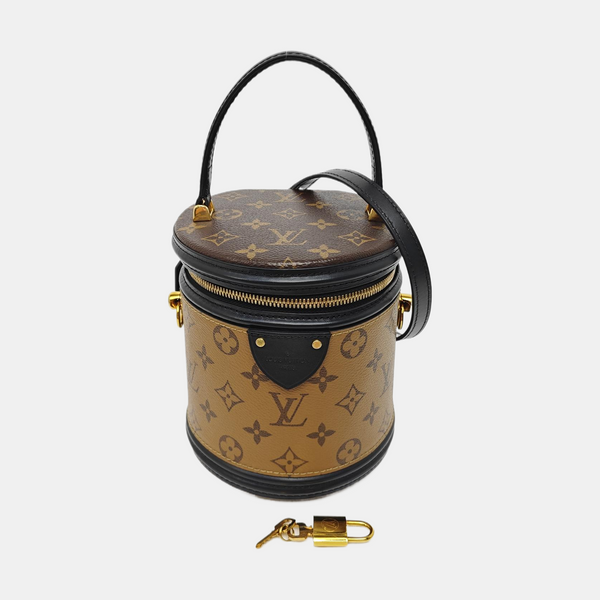 CANNES PM Monogram Coated Canvas Brown