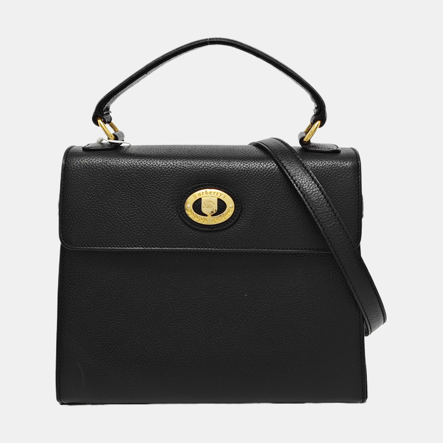 Calfskin Shoulder Bag Black