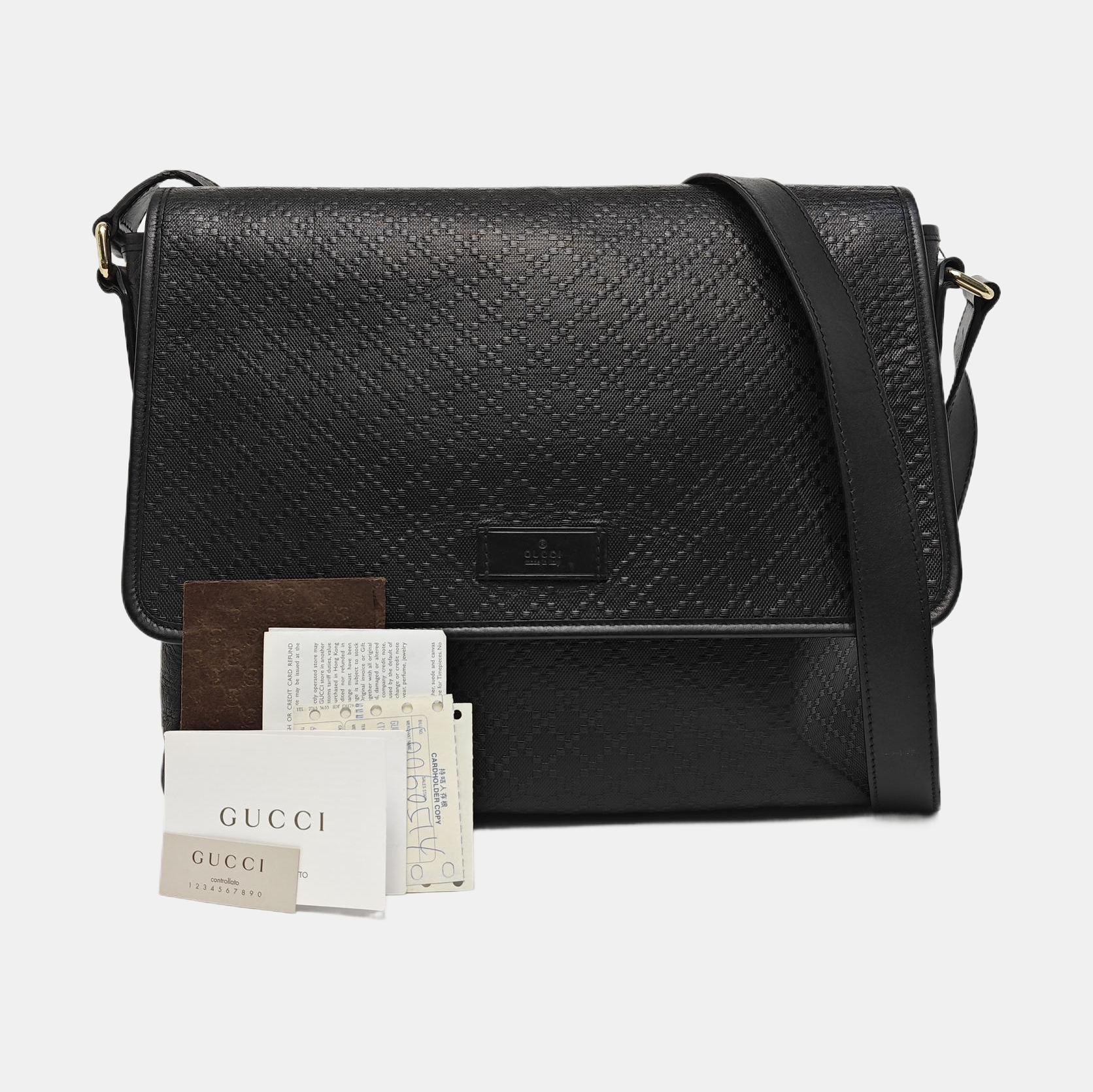 GG Imprime Calfskin Black
