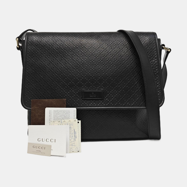 GG Imprime Calfskin Black