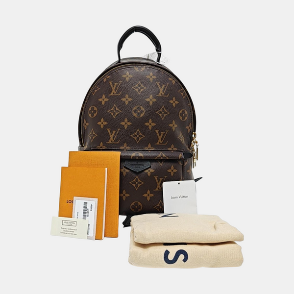 PALM SPRINGS PM Monogram Coated Canvas Brown