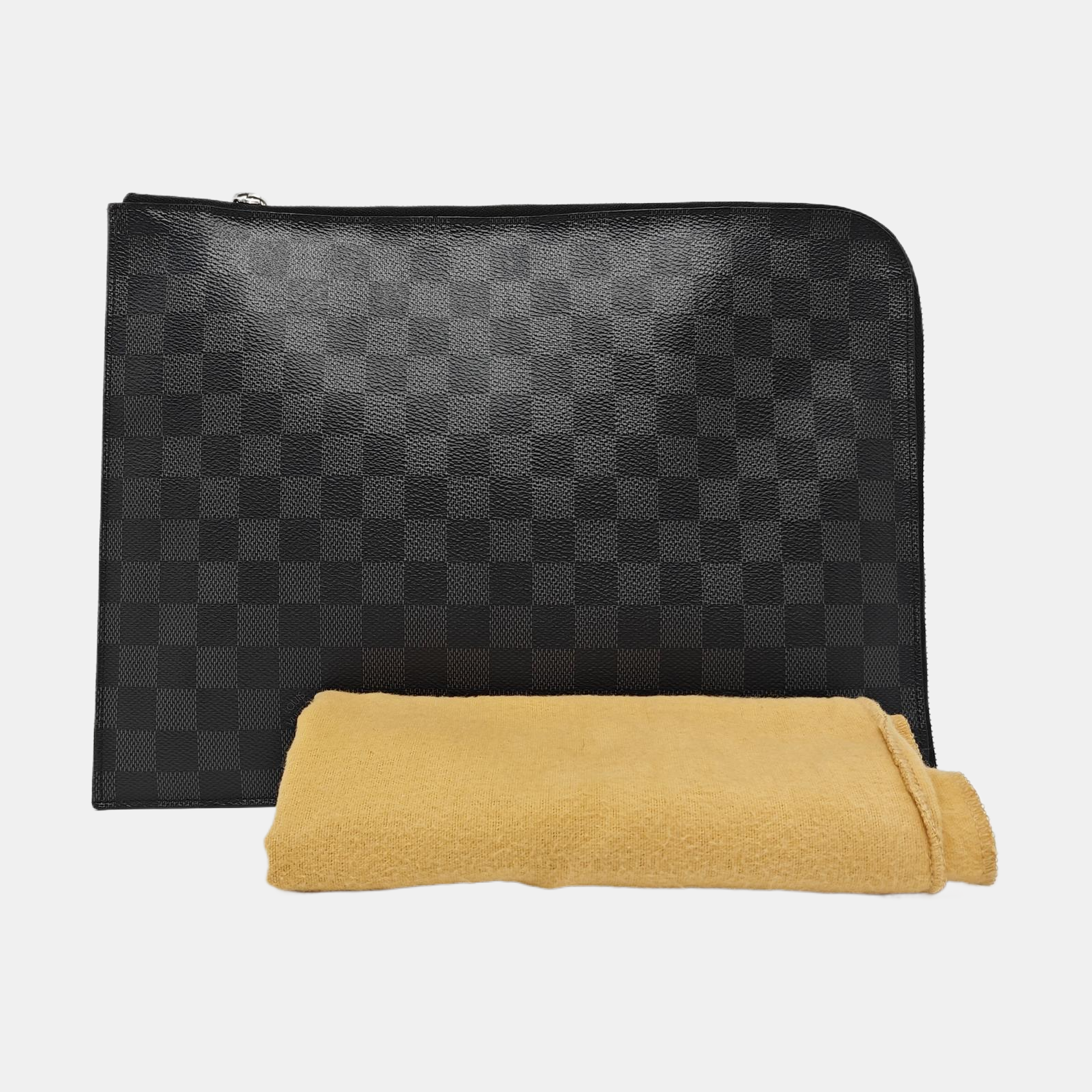 JOUR GM Damier Graphite Coated Canvas Gray