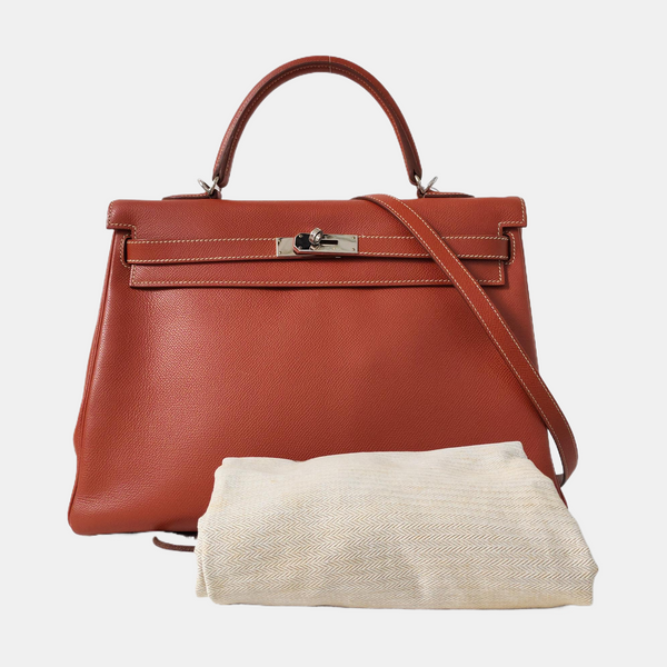 Hermès Kelly 35 Epsom Marrón