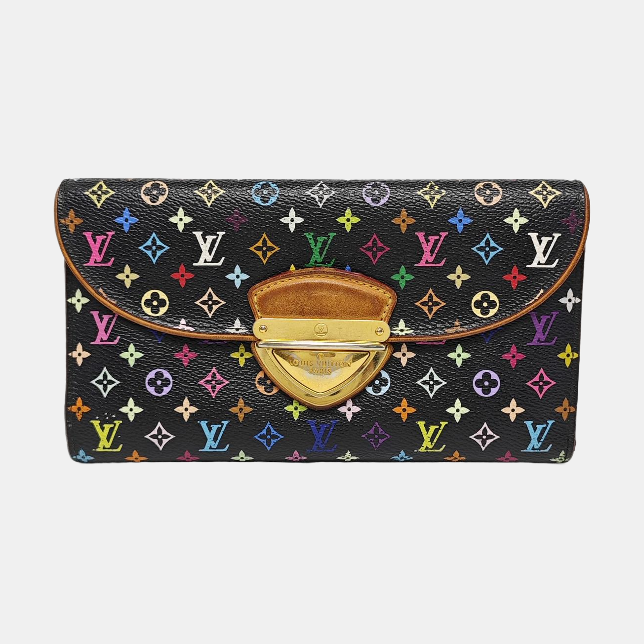 LV × TM KOALA Monogram Coated Canvas Black Wallet