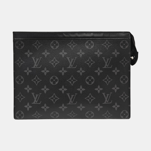 Pochette Voyag MM Monogram Coated Canvas Black