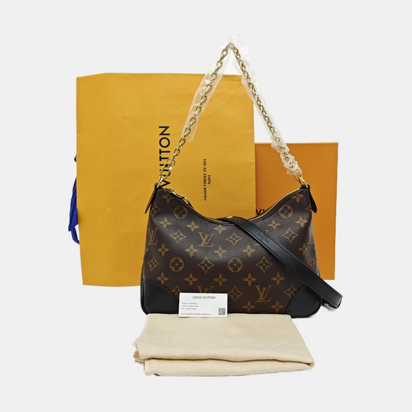 BOULOGNE Monogram Coated Canvas Brown