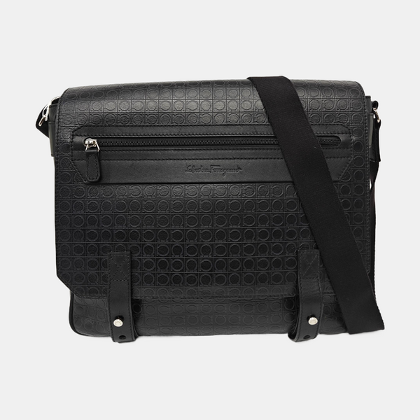 Calfskin Shoulder Bag Black