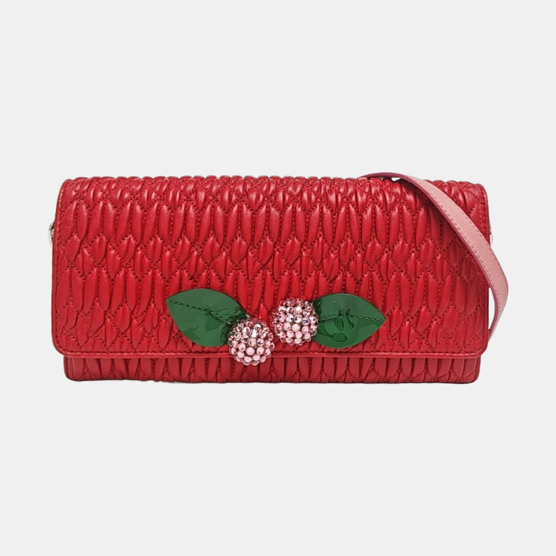 Quilted Lambskin Red